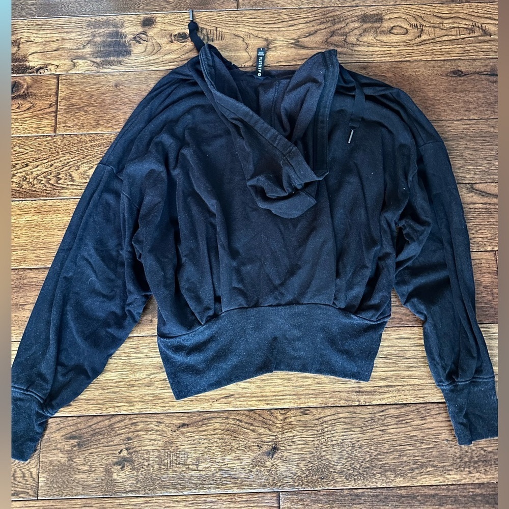 Athleta Black Zip Up Jacket Size Large - Picture 8 of 8